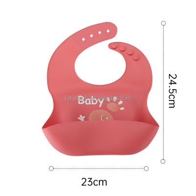 China BPA Free Silicone Baby Bibs Wipe Easily Clean Comfy Soft Waterproof Bib Keeps Stains Off Baby Products Silicone Snacks Silicone Bib for sale