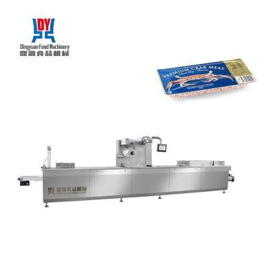 China Thermoformer stretch film food packaging machine for shrimp for sale