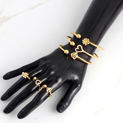 China Fashion CLASSIC high quality new designs gold jewelry women's natural Yueming jewelry bangle bracelet for sale