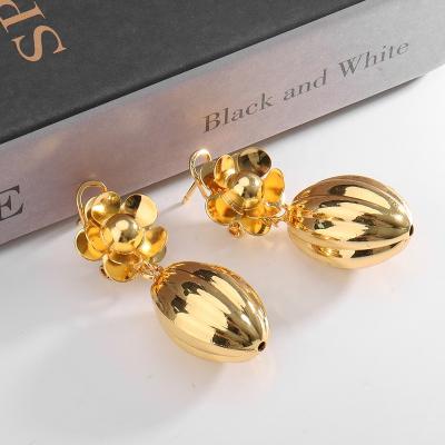 China High Quality New Trending Jewelry 2022 Yueming Summer Earings Gold Plated Fashion Dangle Earrings for sale