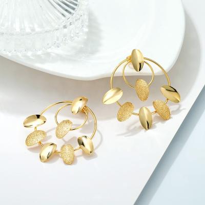 China High quality Yueming jewelry ladies premium gold plated small fancy earrings wholesale for sale