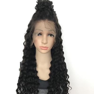 China Water Wave Water Wave 360 ​​Lace Wigs Wholesale Brazilian Virgin Hair Wig For Pre Plucked Hairline Black for sale