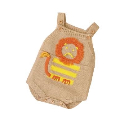 China Q82W269 Modern Modern Infant Baby Romper Suit Newborn Sleeveless Top With Straps Baby Romper for sale