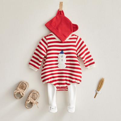 China infants & Toddlers Infants & Hot-selling Toddlers Spring and New Striped Long Sleeve Triangle Jumpsuit Autumn Boys and Girls Jumpsuit Climbing Clothes for Babies and Kids for sale