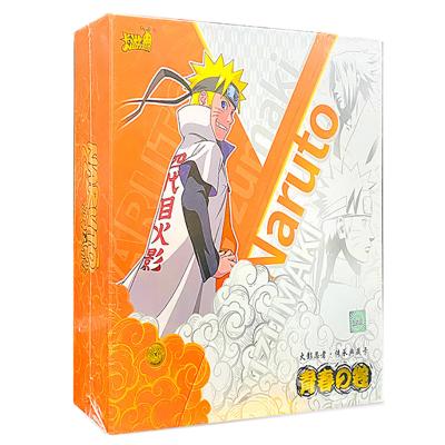 China Collectible Gifts KAYOU youth gift box Children's Day Youth Scroll BCR Card Medal Uzumaki sp Collection Original Anime trading Narutoes box for sale