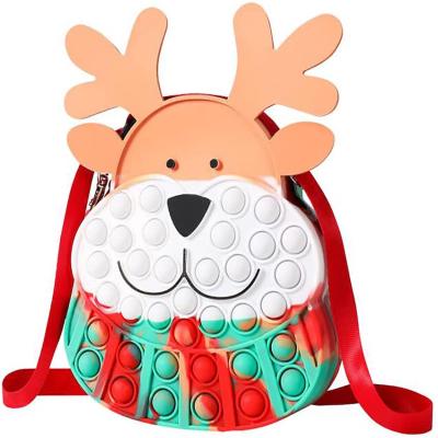 China Working Moose Squeeze Busty Person Bag Bubble Pop Shoulder Purse Busty Bag For Girls for sale