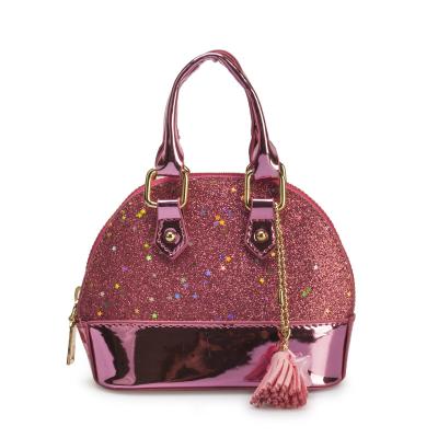 China Fashion Children's Bag Single-shoulder Cute Sequins Mini Slope Tide Cross Shell Envelope Girls Bag Accessories for sale