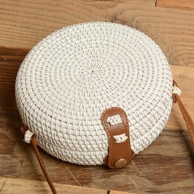 China Hot Selling Fashion Popular Cheap Vintage Small Square Rattan Basket Bag For Women for sale