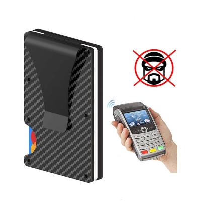 China Latest Design Everyday Life Design Solid Carbon Fiber Wallet Solid Carbon Fiber Money Clip for sale