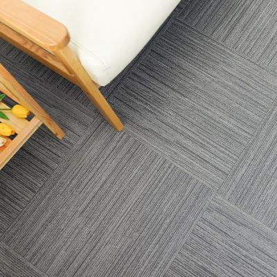 China Waterproof Lg/Lx Lvt Flooring Econo 2.0Mm Thickness Click Vinyl Composite Flooring With Carpet Pattern Suitable For Commercial Building for sale