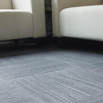 China Waterproof Lg/Lx Waterproof Carpet Pattern Design Easy To Clean Vinyl 0.1mm Wear-resistant Layer Lvt Flooring Usage For Office Building for sale