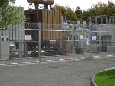 China Nuclear Power Station Used High Security Hot Dipped Galvanized Chain Link Fence for sale