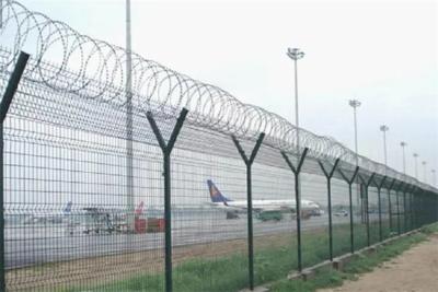 China Welded Wire Security Fence With Razor Wire For High Level Security for sale