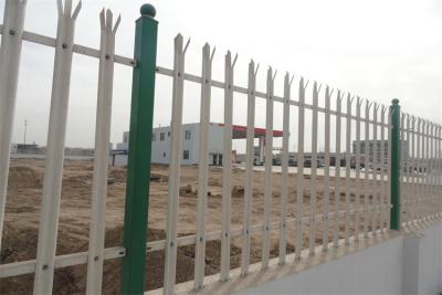 China Easy Assembly / Eco Friendly Steel Palisade Fencing Hot Dipped Galvanized Powder Painted Powder Coated for sale