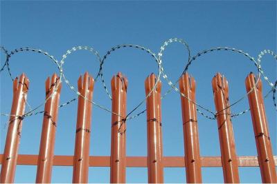 China Factory Supply Hot Dipped Pool Galvanised Steel Palisade Fencing For Market for sale