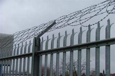 China Factory Price Hot Dipped Galvanized European Palisade Fence For Tower for sale