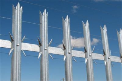 China Factory Supply Hot Dip Galvanised Palisade Fence Easily Assembled For Steel Tower for sale