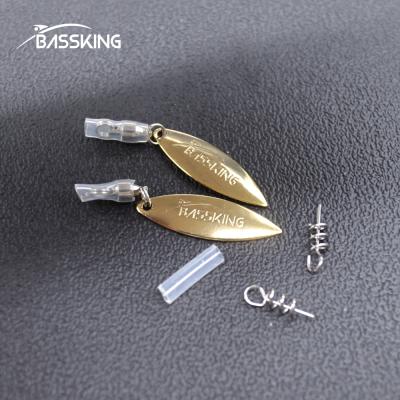 China BASSKING 2pcs/pack Netal Admins Fishing Lure Glitter Saltwater DIY Ultra-Fast Spinning Spinner Groundbaits for sale