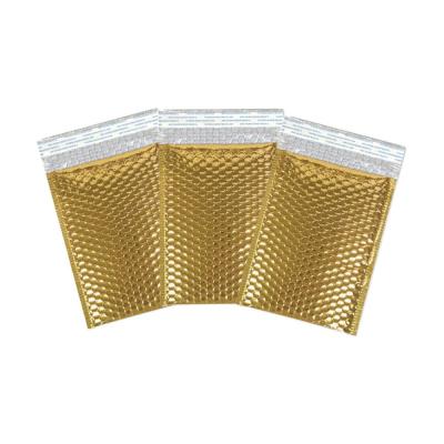 China 2018 QPACK Rose Gold Metallic Bubble Mailer Barrier Wholesale for sale