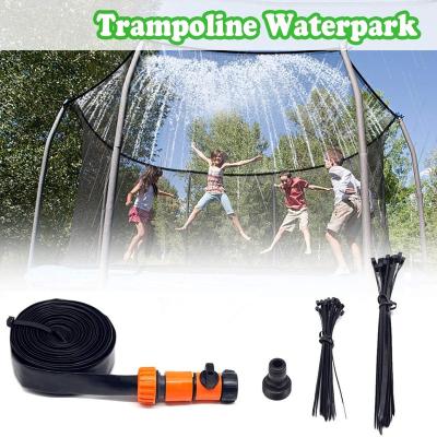 China Summer Cooling Amusement Outdoor Trampoline Sprinkler For Kids, Outdoor Trampoline Backyard Water Park Sprinklers for sale