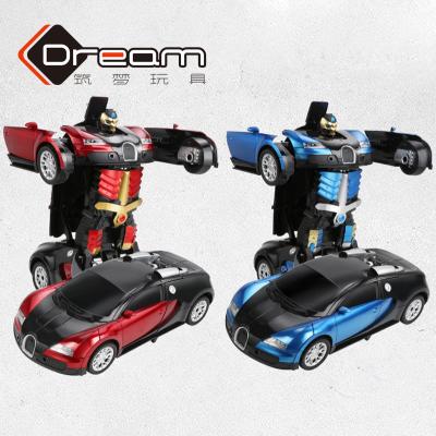 China Factory Wholesale High Quality 2.4G 1:12 RC Robot Car Remote Control Gesture Feeling Deformation Remote Control Vehicle Toy For Kids for sale