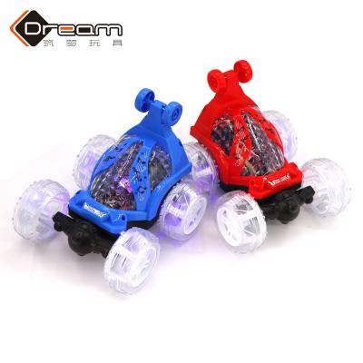 China 2.4G 2.4Ghz Radio Control Toys Remote Control RC Toys Dual Sided 360 Stunts Drift Car With Great Music And Laser Light for sale