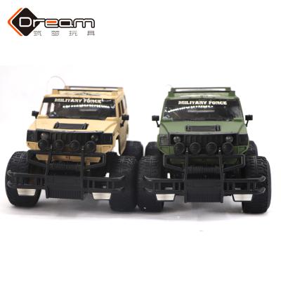 China 2021 Newest Fashion Kids Car Toy 1:16 4 WD Radio Control Toys RC Military Truck Car Off-Road Vehicle For Kids for sale