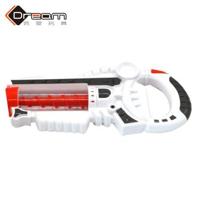 China Toy Professional Manufacturer Wholesale Light-Up Toy Plastic Space Gun Led Electronic Defense Music Flashlight Gun Boy Toy for sale