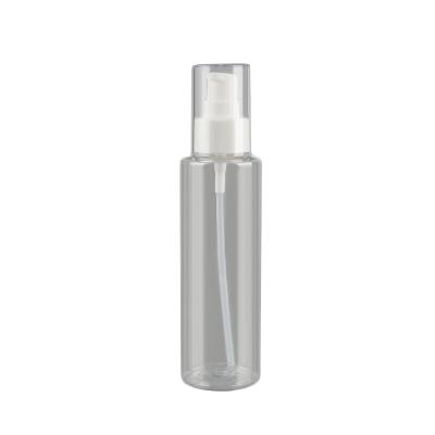 China Factory Outlet Cosmetic Transparent Cosmetic Bottle With Plastic Pump for sale