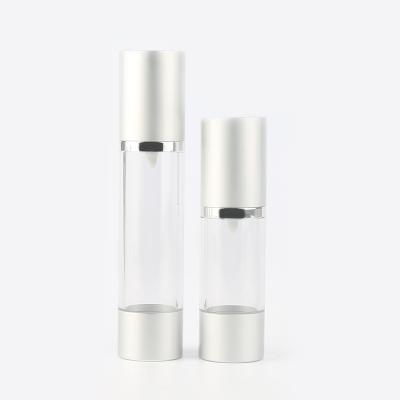 China Household Products Wholesale Empty Transparent Airless Pump Bottle For Skin Care for sale