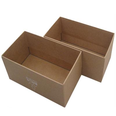 China Aseptic Kraft Cardboard Box With Cover With Logo Kraft Paperboard for sale