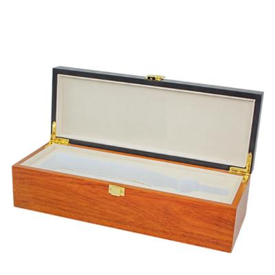 China Recycled Materials Custom Wine Storage Box Wine Box Wooden Simple Wine Gift Packaging Box for sale