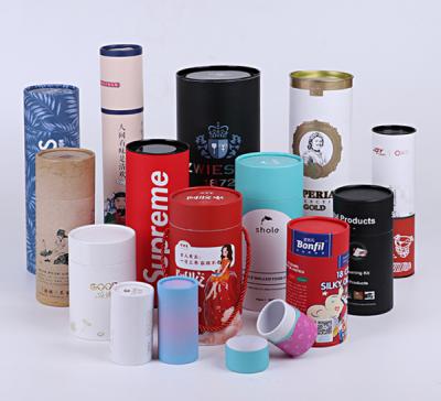 China Aseptic FACTORY PRODUCTION OF HIGH QUALITY CYLINDRICAL CYLINDRICAL Packaging Tank Oil Paper Tube T-Shirt Paper Tube Can for sale