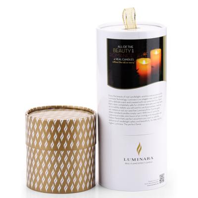 China Aseptic Paper Tube Candle Round Factory Customized Round Paper Boxed Carton Can for sale