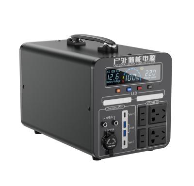 China Type C KPS Lithium Battery Bank 600W~2000W Portable Power Station For Outdoor Camping Fishing Home Backup 2160Wh for sale