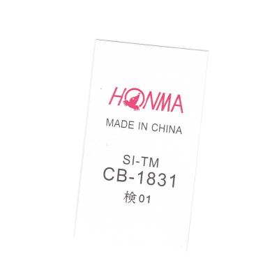 China Customized Viable Serial Number Label Tracking Information Printed Nylon Taffeta Fabric Nylon Taffeta Printed Label Serial Number Woven Label Tag for sale