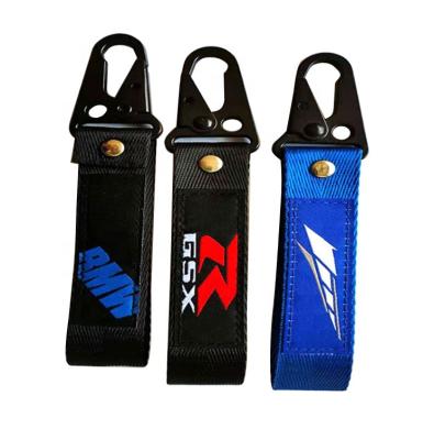 China Viable Brand Logo Customized Zipper Label Zipper Puller Key Chain Puller Tag With Metal Ring For Bag/Clothing for sale