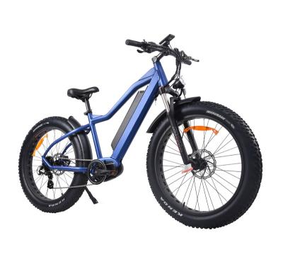 China Bafang 250W 350W Aluminum Alloy Motor E Bike Aluminum Alloy Electric Bicycle 26*4.0 Electric Mountain Bike Fat Tire for sale