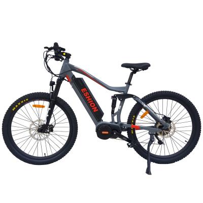 China Mountain Aluminum Alloy 1000W Full Suspension Electric Bicycle High Capacity Ultra Light Battery Electric Bicycle for sale