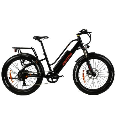 China Aluminum Alloy Electric Fat Tire Electric Bicycle With Motor 48V500W Battery Electric Motorcycle for sale