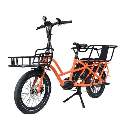 China Standard 20 inch 350w 500w motor electric bicycle price cargo bike frame brushless electric bike accessories in china for sale