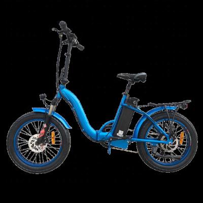 China Fat aluminum alloy low step electric bike folding e bike cheap price 48V foldable electric mountain bike for sale