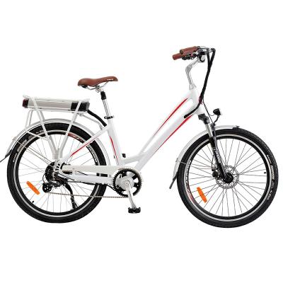 China Hot Sale Aluminum Alloy Two Wheel Road Bike 10.4Ah Lithium Battery Ebike 250W 350W City Electric Bicycle for sale