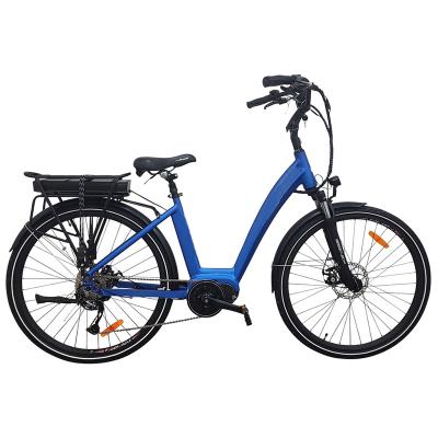 China Aluminum Alloy Road Electric Bicycle Carrier Lithium Battery Ebike 250W 350W City Rear Electric Bike for sale