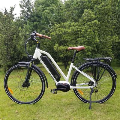 China bafang M400 low step 350W 700C wheel city aluminum alloy mid drive electric bike for sale