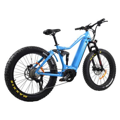 China Aluminum alloy 10 speed electric bike 48V 17.5AH 1000w 26 inch wheel fat tire electric bike for sale