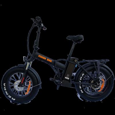 China 2019 Aluminum Alloy Fat Bike Fat Tire Suspension 48v500W Foldable Electric Bikes for sale