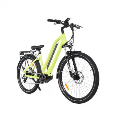 China Wholesale Price Aluminum Alloy LCD Display Hidden Battery Mid Motor City Electric Bike 1000w for sale