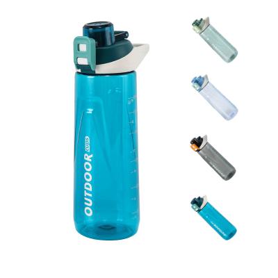 China High Quality Portable Outdoor Sports Viable Fitness 850ml Plastic Shaker Sport Water Bottle for sale