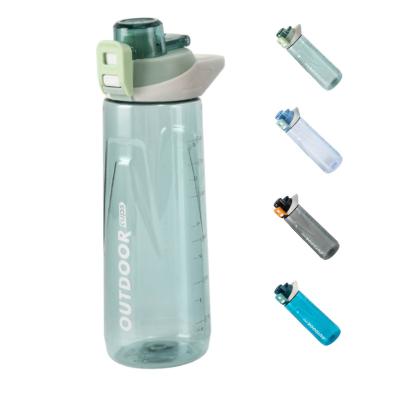 China Camping Portable Transparent Leakproof Bottle Travel Outdoor Sport Juice Bottle Plastic Water Bottle for sale